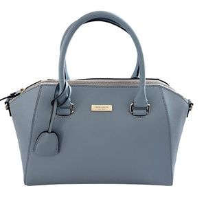 NWOT Kate Spade Tilden Place Pippa Blue Leather Satchel